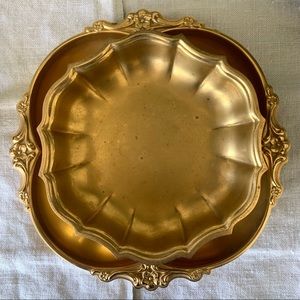 *SOLD* 24k Gold plated catch all /bowls